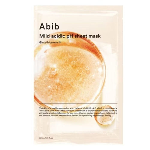 Abib – Mild Acidic pH Glutathiosome Fit Sheet Mask, 1 pc - Love your skin