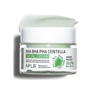 APLB – AHA BHA PHA Centella Facial Cream, 55ml - Love your skin