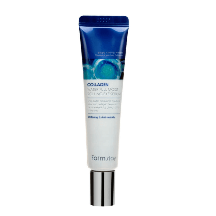 Farmstay – Collagen Water Full Moist Rolling Eye Serum, 25ml - Love your skin