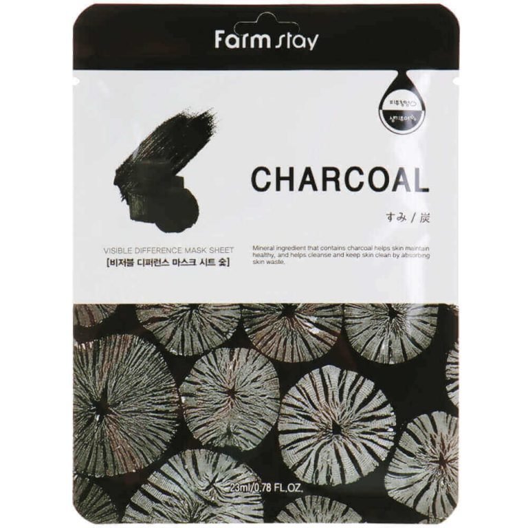 Farmstay – Visible Difference Mask Sheet Charcoal – 23ml - Love your skin