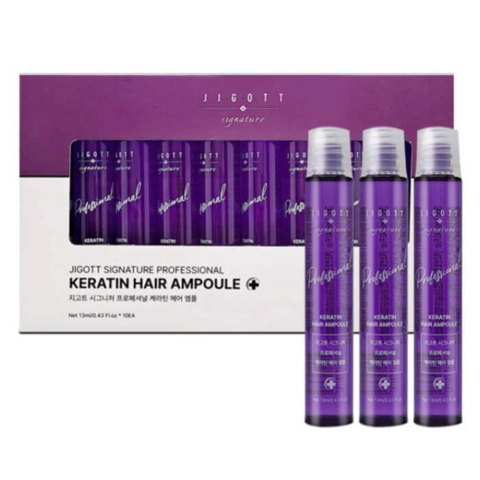 Jigott – Signature Professional Keratin Hair Ampoule 13ml*10ea - Love your skin
