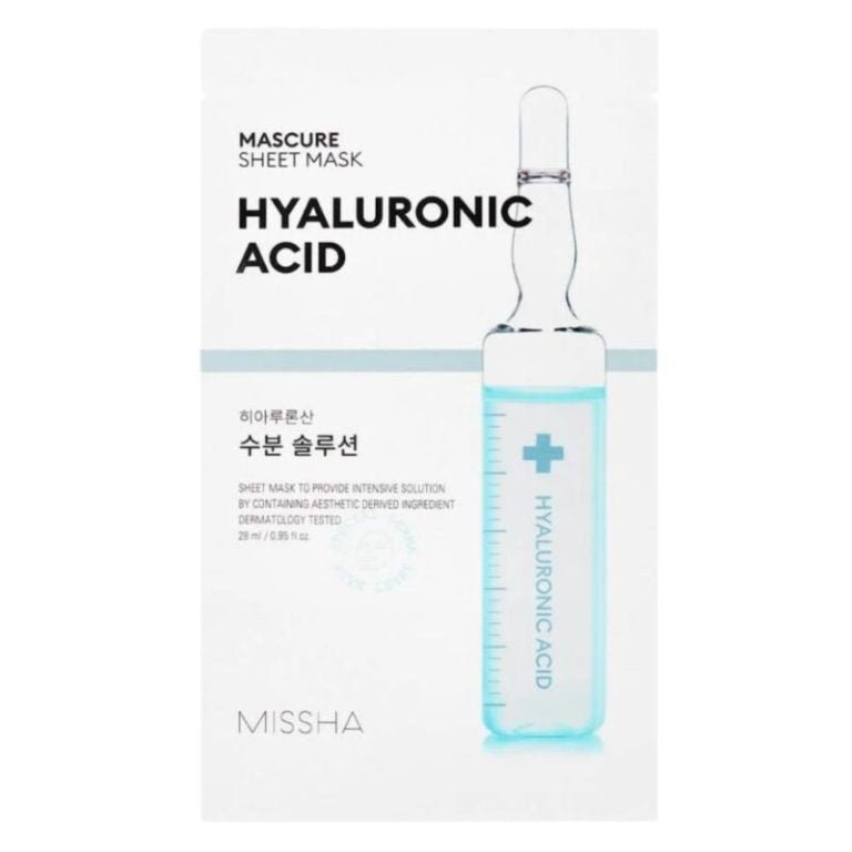 MISSHA – Mascure Solution Sheet Mask, Hyaluronic Acid, 28ml - Love your skin