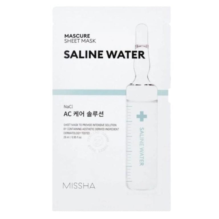 MISSHA – Mascure Solution Sheet Mask, Saline Water, 28ml - Love your skin
