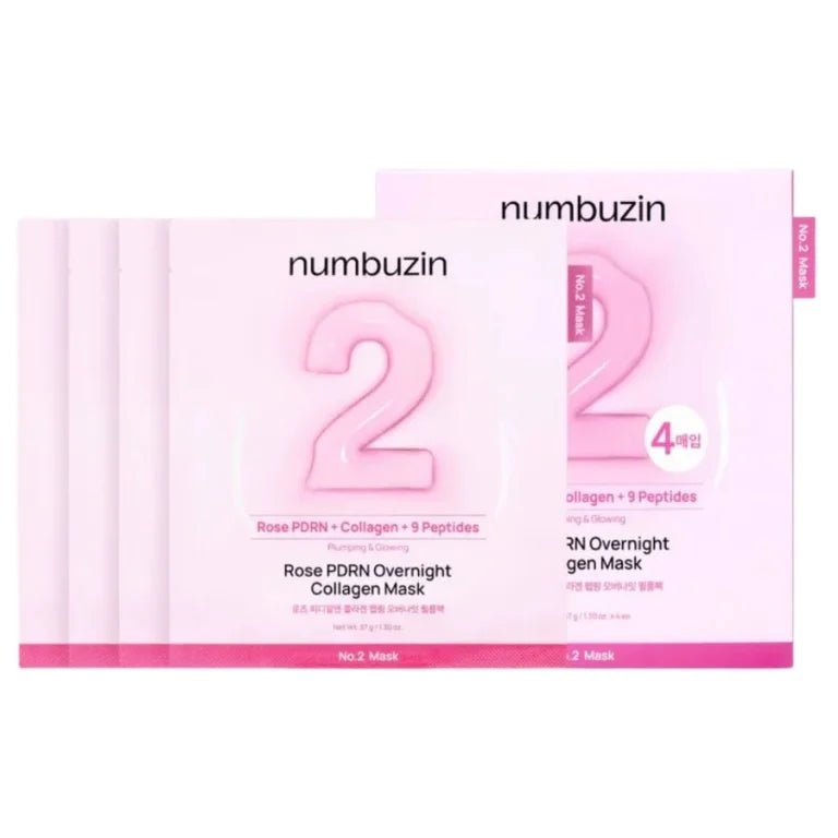 Numbuzin – No.2 Rose PDRN Overnight Collagen Mask 37g - Love your skin