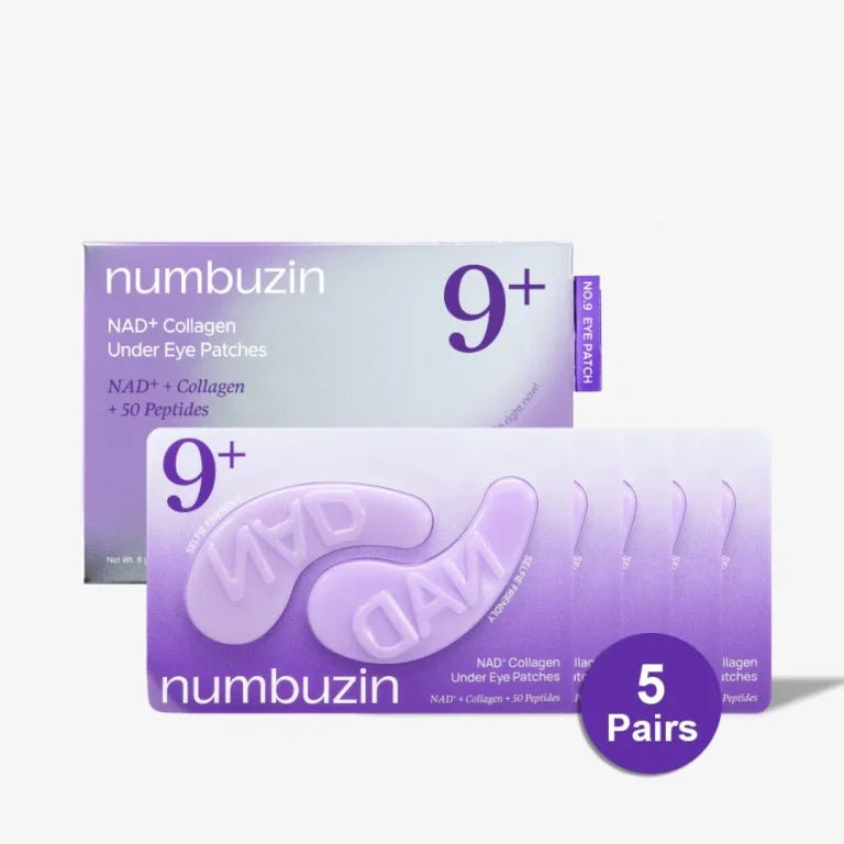 Numbuzin – No.9 NAD+ Eye Patches, 5 pairs - Love your skin