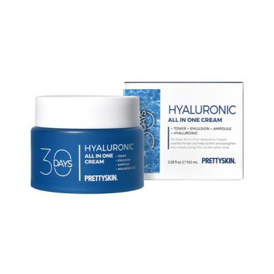 PRETTYSKIN - 30 Days All In One Hyaluronic Cream - 100ml - Love your skin