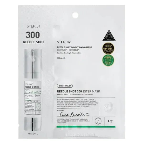 VT Cosmetics – Reedle Shot 300 2 - Step Mask, 1pc - Love your skin