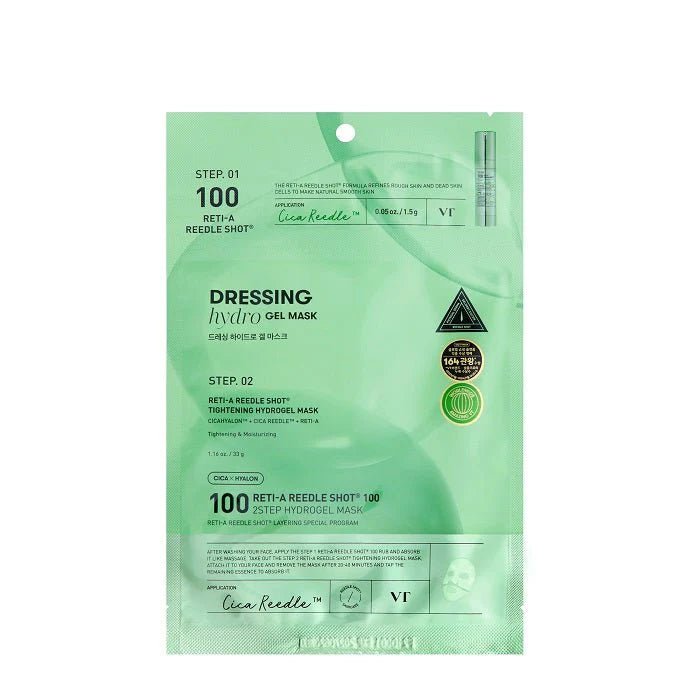 VT Cosmetics – Reti - A Reedle Shot 100 2 - Step Hydrogel Mask - Love your skin