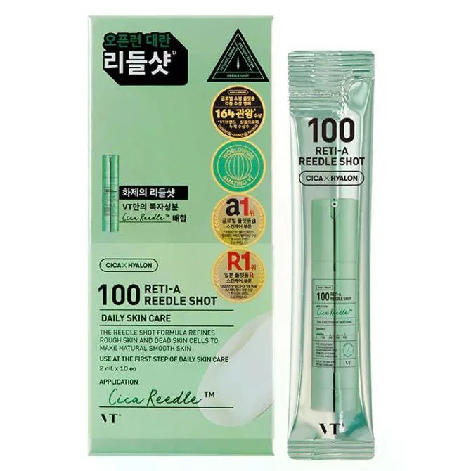 VT Cosmetics – Reti - A Reedle Shot 100 Essence, 2mlx10pcs - Love your skin